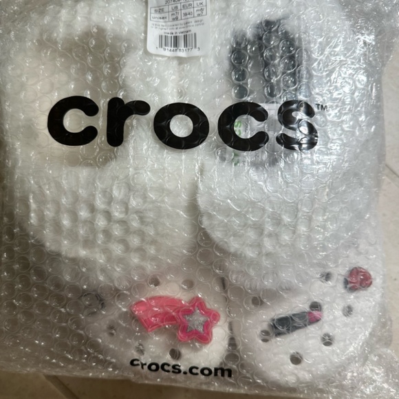 Crocs Mammoth Charm M7 W9 NWT WHITE - Picture 8 of 8